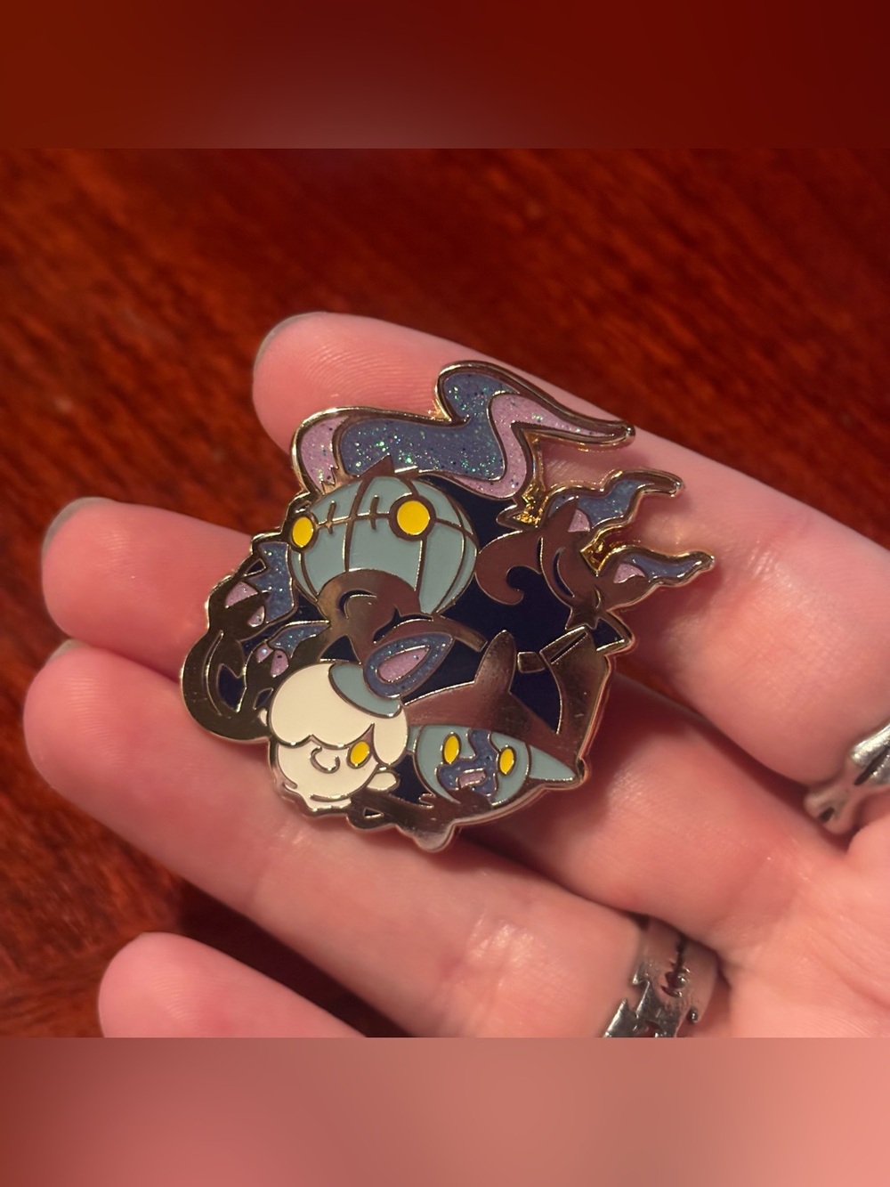 Pokemon Litwick Lampent Chandelure Enamel Pin
